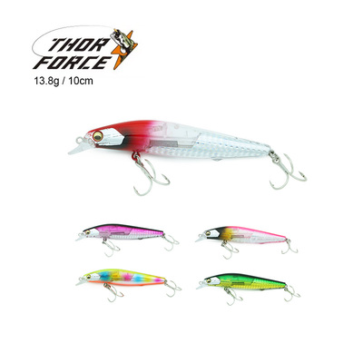 Slow Sinking Minnow High-quality Blade Provides Continuous Flashing And Vibration Which Attracts Fis