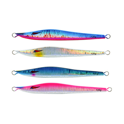 Oem Fishing Lure Metal Hard Bait 17cm 120g Slow Pitch Jigs 3D Eyes Metal Lure Jigging Lures