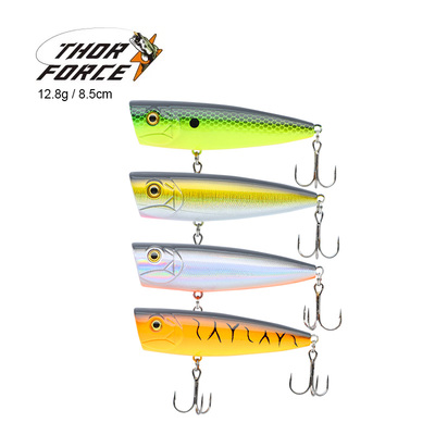 High Quality 3D Eyes Popper Top Water Fishing Lures Tuna Fishing Surface Layer Saltwater Fishing